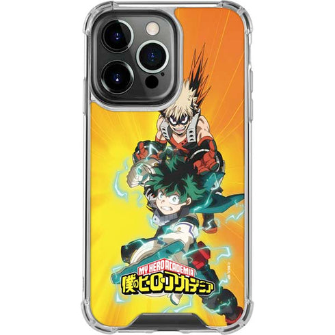 My Hero Academia Deku and Bakugo Season 5 iPhone 14 Pro Clear Case